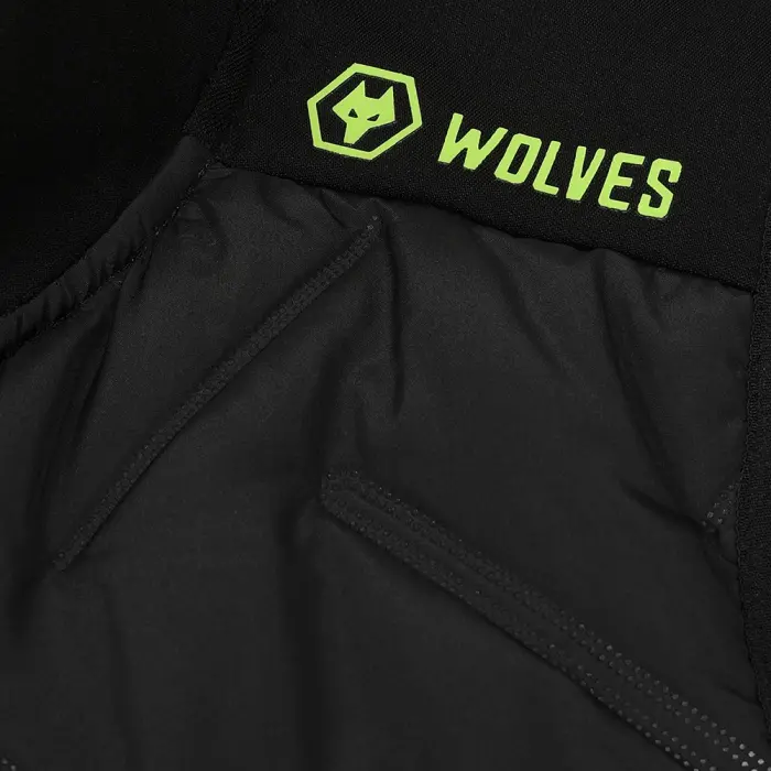 Wolverhampton Wanderers Store | Shop Official Progression Hyrbid Gilet – Black/Green – Womens Wolves Gear